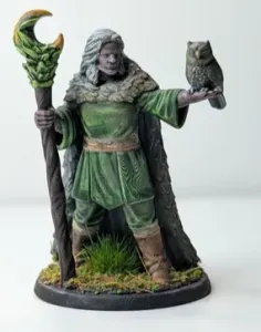 Wood Elf Druid - DND miniature
