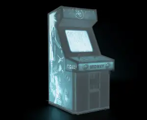 Ultimate Mortal Kombat 3 Arcade Cabinet with Lithophane