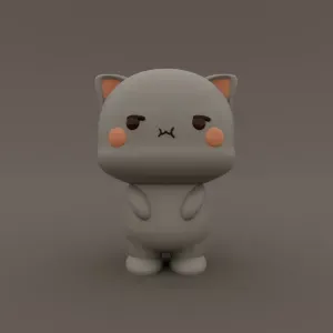 Kawaii Cat ( Angry )