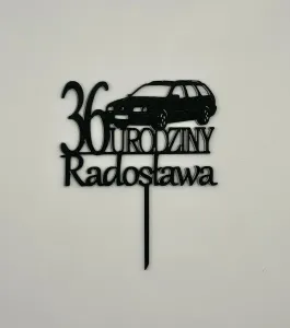 Topper - 36 URODZINY Radosława