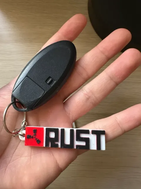 Rust the survival videogame keychain — Фото 3 из 4