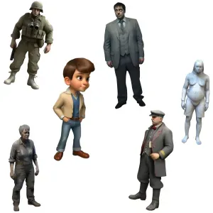 Collection of Various Character Models