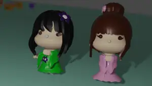 MINI JAPANESE DOLLS