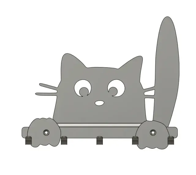 "Meow-Guard" Key Holder — Image 3 of 4