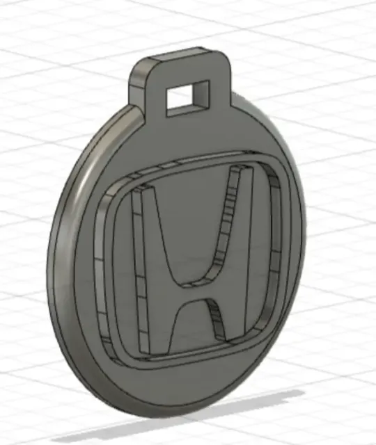 Pendentif porte clé Honda 2 / Honda 2 Key ring ornement — Image 2 of 3