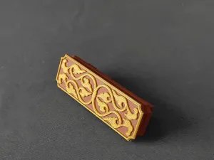 国风卷草纹抽屉把手-64mm孔距适用
