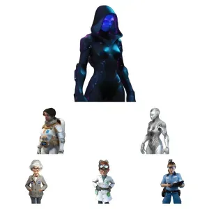 Futuristic Team Ensemble - Sci-Fi Figures Collection