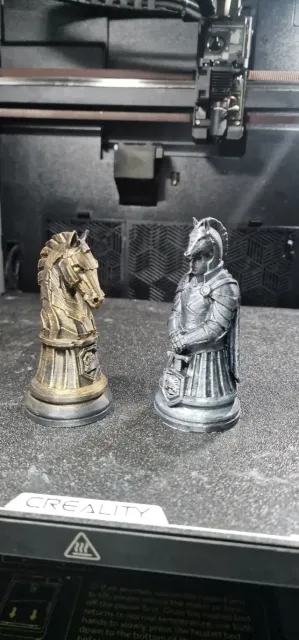 Human Face Knight Chess Piece — Image 2 of 9