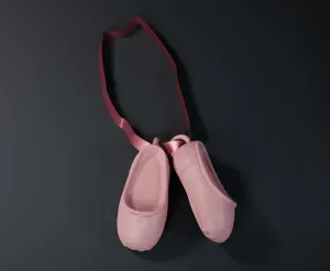 Little Girls Ballerina Shoes Keychain