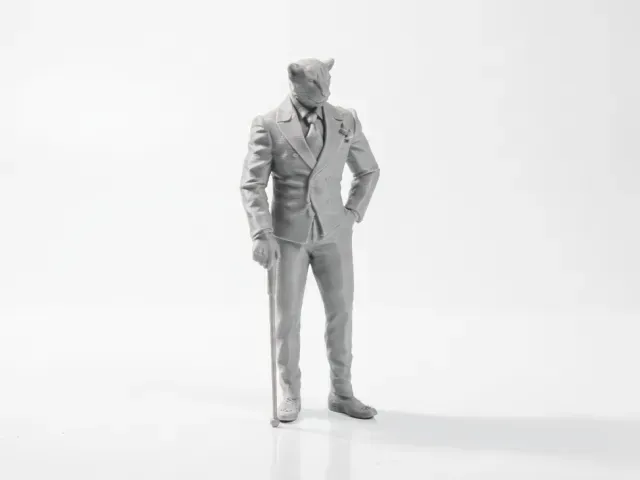 Dapper Cheetah Gentleman Figurine Animals 3D Printable — Фото 2 из 5