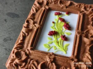 European Rose Picture Frame