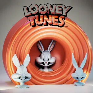 Looney Tunes - Presentation real Diorama - Bugs bunny