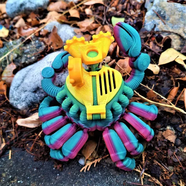 Steampunk Crab Toy (Stl/3MF) — Image 4 of 9