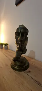 Man Face Sculpture