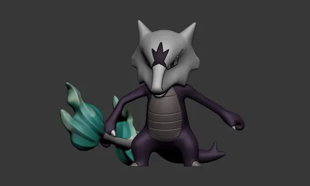 Pokemon - Alolan Marowak with 2 poses — Фото 9 из 9