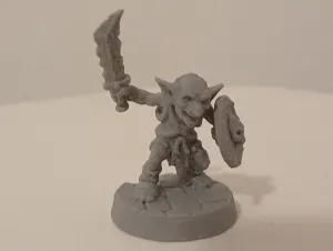 Goblin with Sword for HeroQuest, DSA or D&D