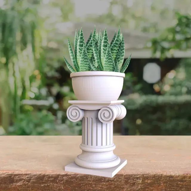 Greek Roman Column Planter, Decorative Planters — Фото 5 из 6