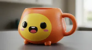 Giggle Grip Mug: The 3D Printed Cup of Cheer
