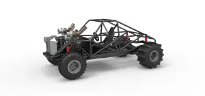 Uphill Sand Racing Dragster Base Version 3 Scale 1:25