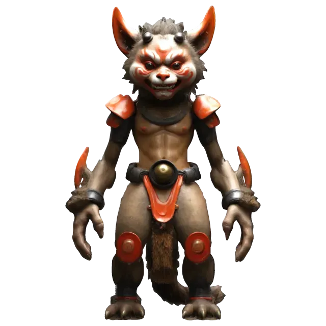 Fierce Fox-Oni Guardian — Фото 4 из 9