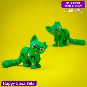Zombie Cat the flexi toy 10 v 2025 (SNAP + 3MF)