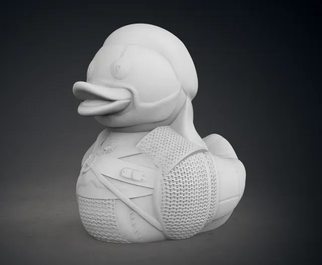Cute Geralt of Rivia "The Witcher" Rubber Duck — Фото 4 из 9