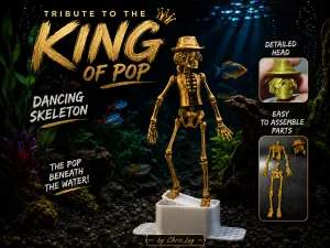 Rey del Pop - Esqueleto Bailarín