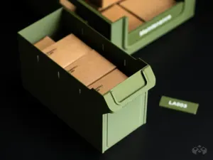 Workstation System Stackable Part Drawer Organizer