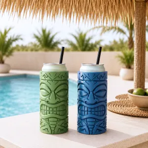 Tiki Mug Can Holder | 12oz Skinny Can Koozie