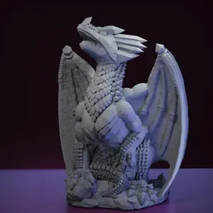 Medieval Crystal Dragon
