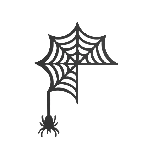 Halloween Door Corner Decor, Spider - Web Shaped — Фото 2 из 7