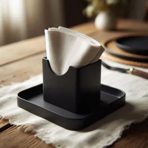 Modern Napkin Holder with Base – Perfect for Festive Tables