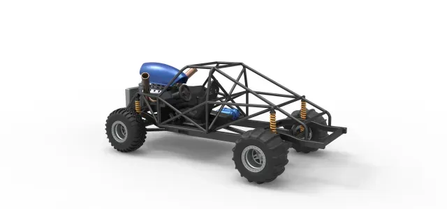 Uphill Sand Racing Dragster Base Version 4 Scale 1:25 — Фото 7 из 9