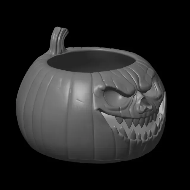 pumpkin flower pot model — Фото 3 из 5