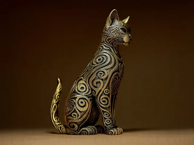 Designer CAT Sculpture — Image 7 of 9