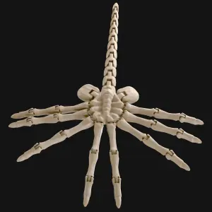 Articulated Facehugger Alien Fan Art