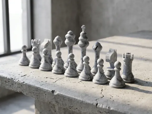 Monarch Chess Set | 6-Piece 3D-Printed Staunton Pieces — Фото 2 из 9