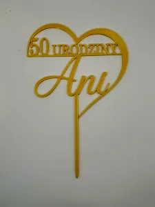 Topper - 50 URODZINY Ani