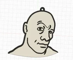 The Rock(Without CFS) Keychain