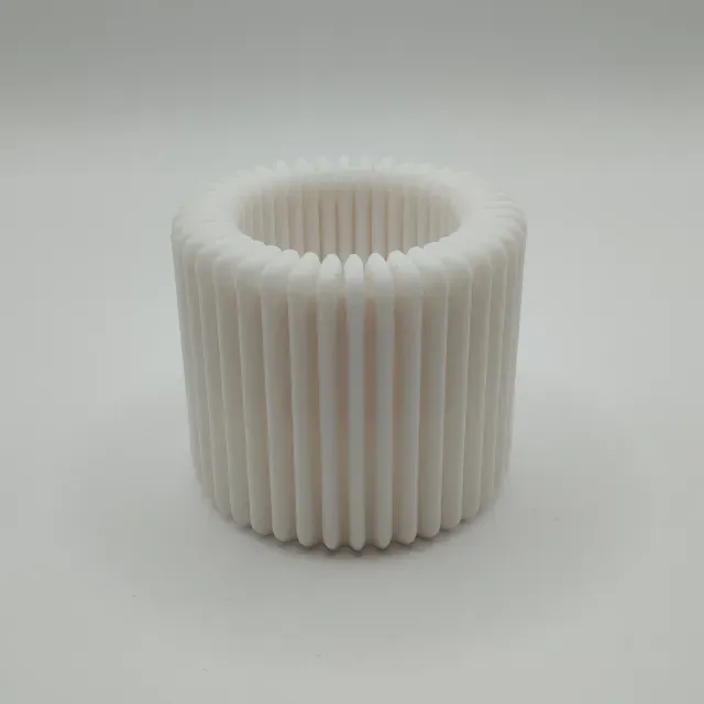 "Radiant Rib" - Ribbed LED Candle Holder | Tealight Holder — Image 4 of 6