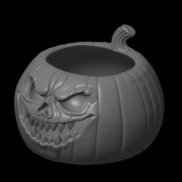 pumpkin flower pot model — Фото 2 из 5