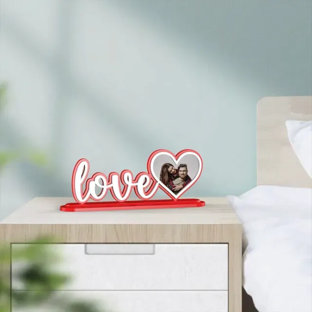 Love Photo Frame, Valentine’s Day Gifts, Heart-Shaped Photo — Image 6 of 9