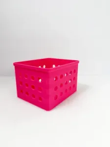 Stackable Bins with Patterns 120x100x75mm with Lid
