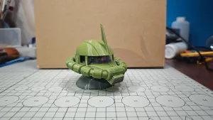 高精度 1/35 扎古头雕 指挥官样式