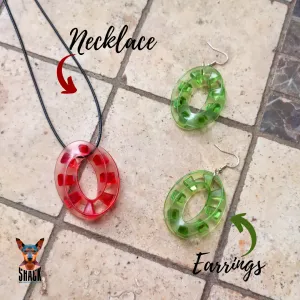 Geometric - Earring and Pendant