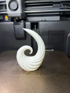 Elegant Spiral Wave – Modern Abstract Sculpture