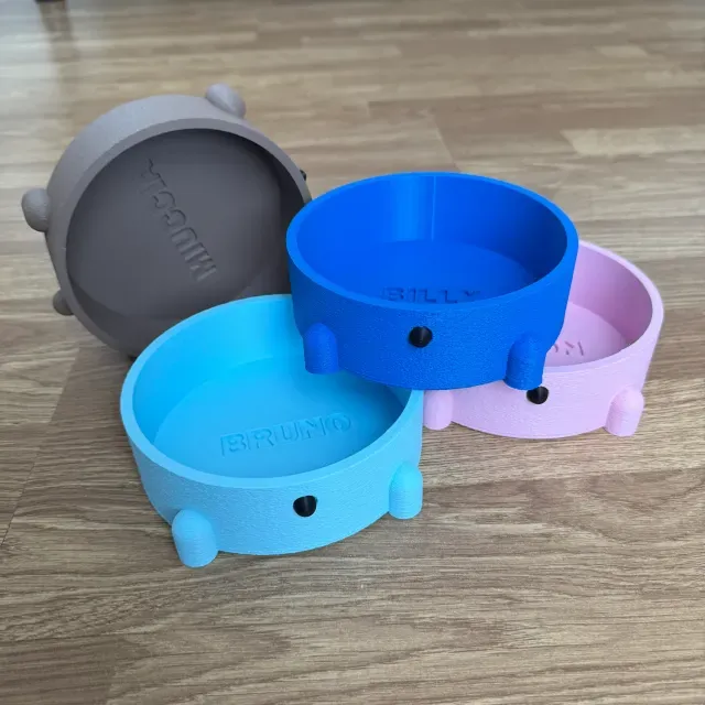 Customizable Puppy-Shaped Dog Bowl — Image 2 of 5