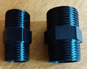 1/2 and3/4 pipe nippel with thread acc. to iso 228-1