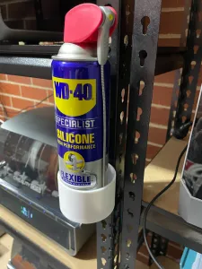 Shelf mount spray can\bottle holder