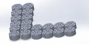 Poker Chips Set